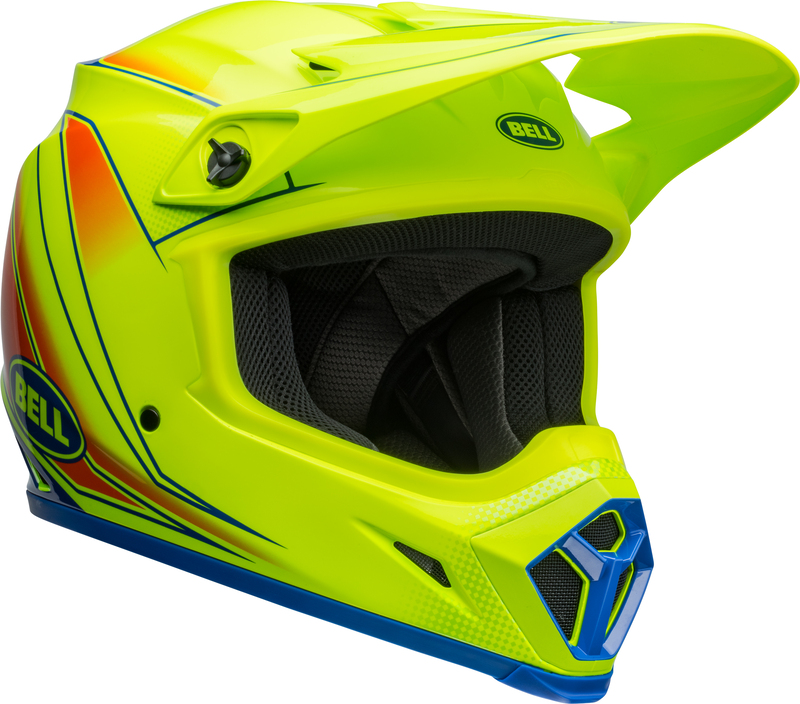 Casco BELL MX-9 Mips Zone Amarillo flúor - Imagen 2