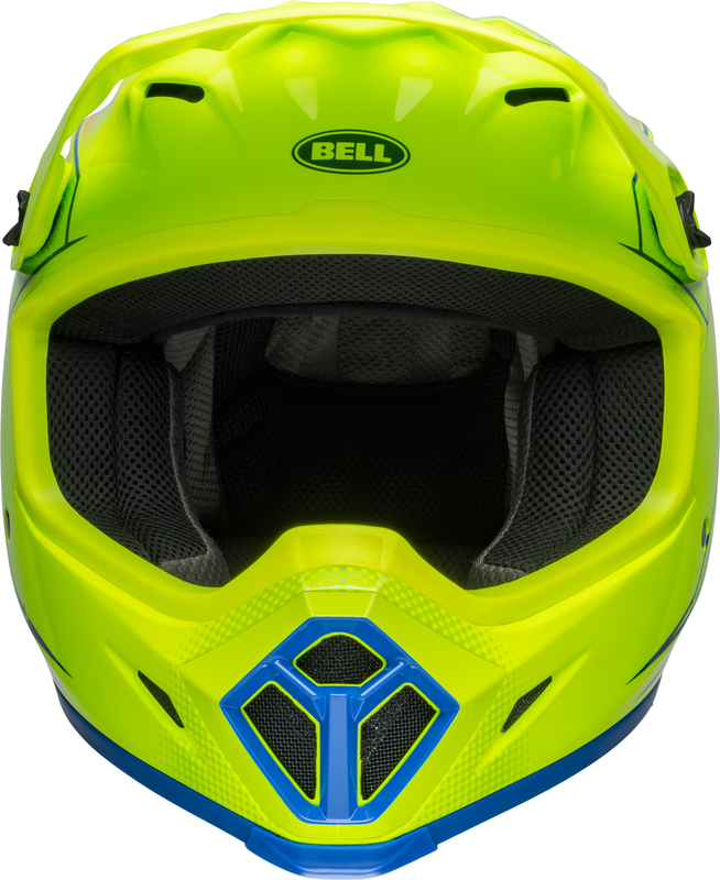 Casco BELL MX-9 Mips Zone Amarillo flúor - Imagen 3