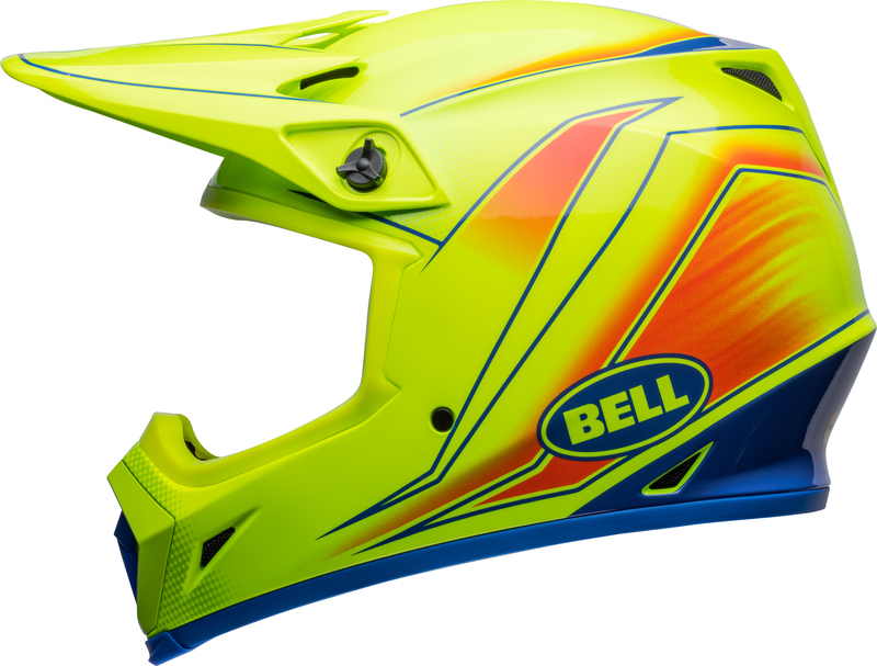 Casco BELL MX-9 Mips Zone Amarillo flúor - Imagen 4