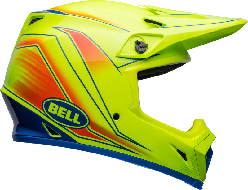 Casco BELL MX-9 Mips Zone Amarillo flúor - Imagen 5