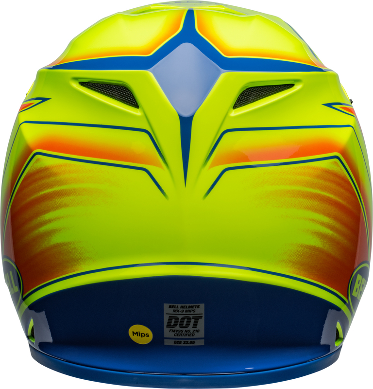 Casco BELL MX-9 Mips Zone Amarillo flúor - Imagen 8