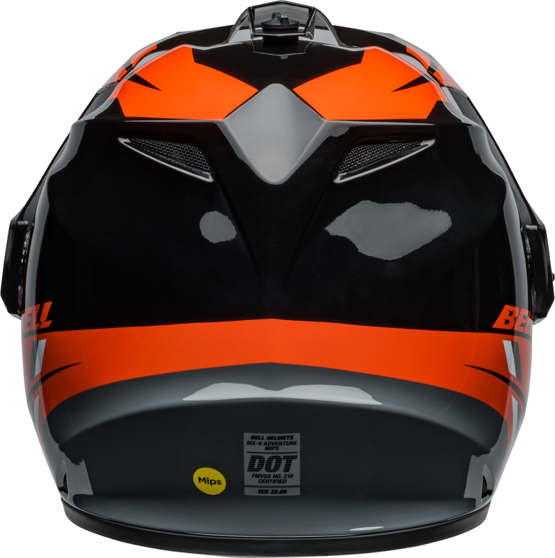 Casco BELL MX9 Adv Mips Alpine Naranja - Imagen 8