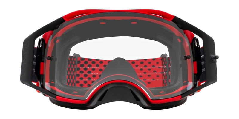 OAKLY GOGGL AIRBR MOTO B1B STD, RED/CLR - Imagen 2
