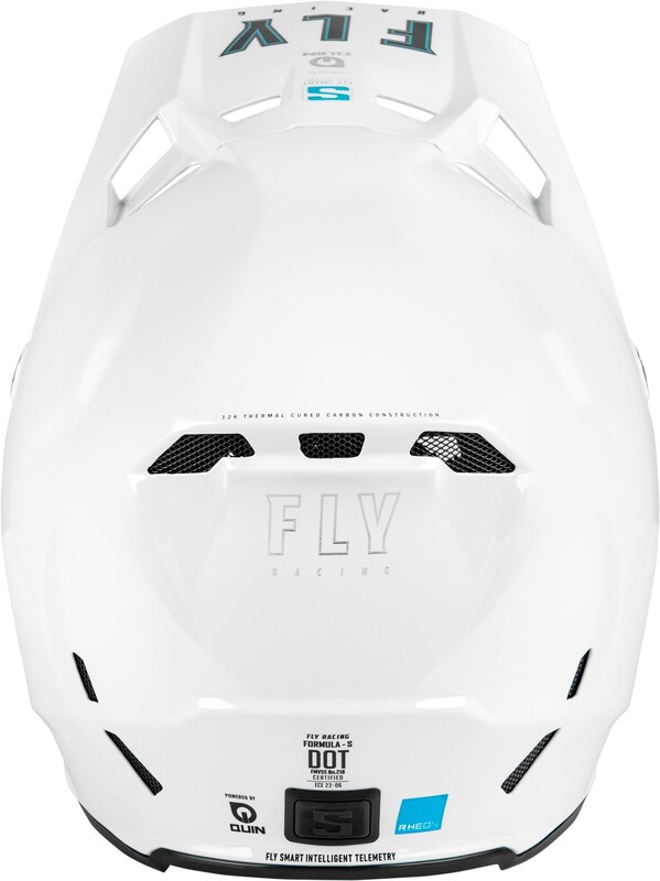 Casco FLY RACING Formula S Carbon Solid - Blanco - Imagen 2