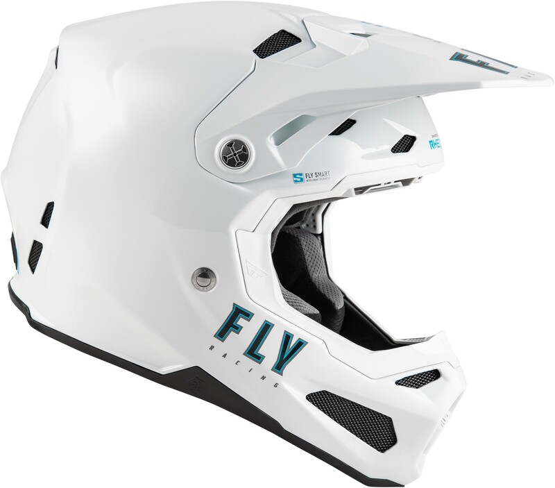 Casco FLY RACING Formula S Carbon Solid - Blanco - Imagen 4