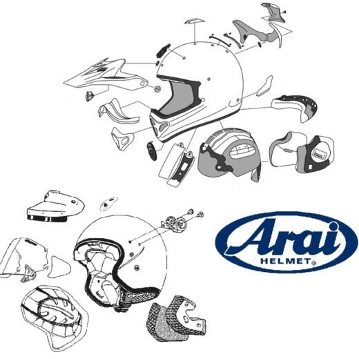 ARAI PEAK MX-V EVO STREAM, PNK
