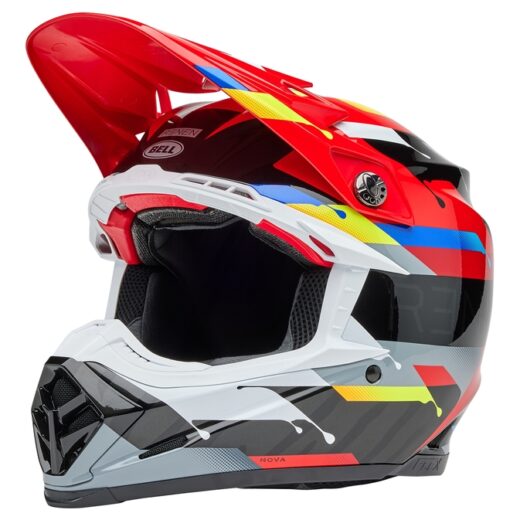 Casco BELL MOTO9S Flex RN Nova Rojo
