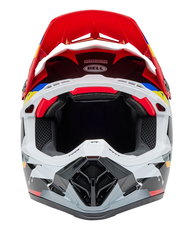 Casco BELL MOTO9S Flex RN Nova Rojo - Imagen 2