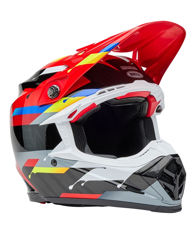 Casco BELL MOTO9S Flex RN Nova Rojo - Imagen 3
