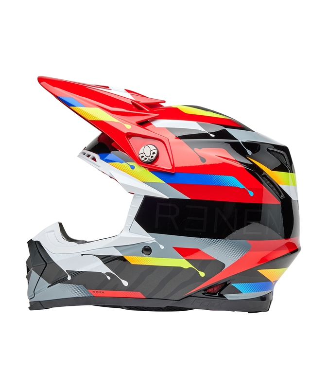 Casco BELL MOTO9S Flex RN Nova Rojo - Imagen 4