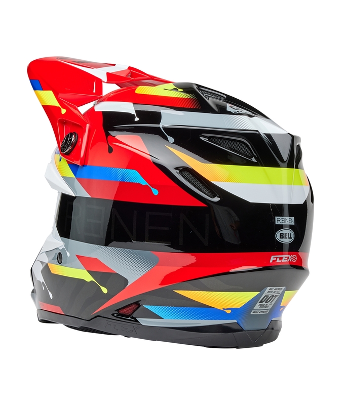 Casco BELL MOTO9S Flex RN Nova Rojo - Imagen 5