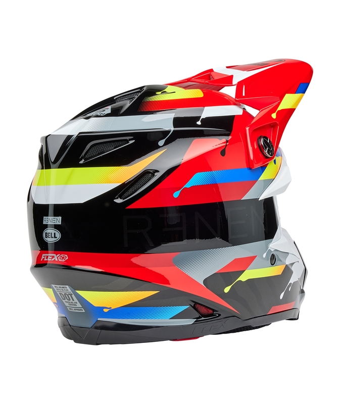 Casco BELL MOTO9S Flex RN Nova Rojo - Imagen 7