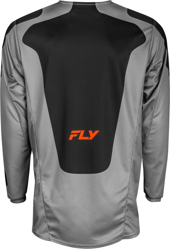 Camiseta FLY RACING Kinetic SYM - Gris / Naranja / Negro - Imagen 2