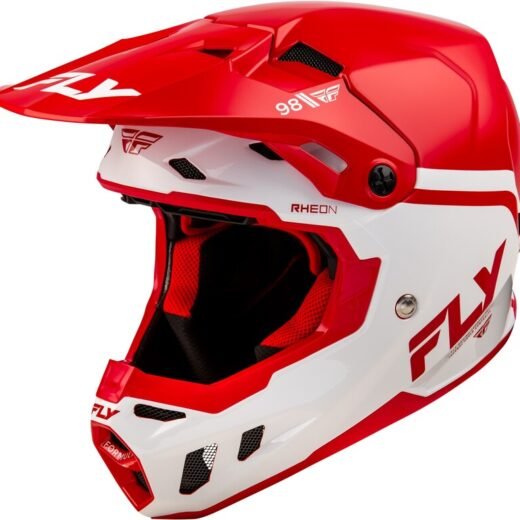 Casco FLY RACING Formula CC Objective - Rojo / Blanco