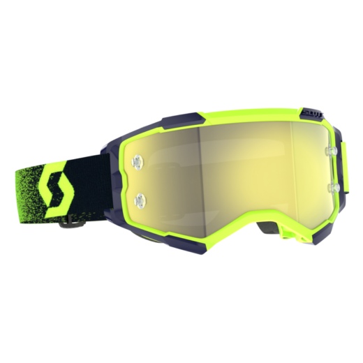 SCOTT Fury Goggle Neon Green - Yellow Chrome Lens