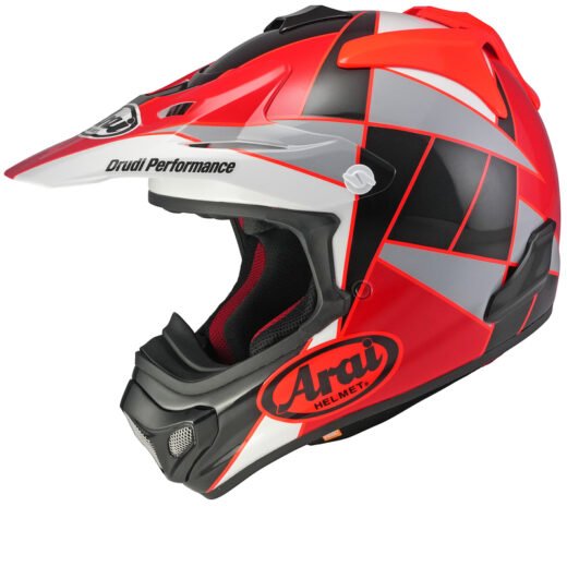 ARAI HELMT MX-V EVO PEAK, RED,