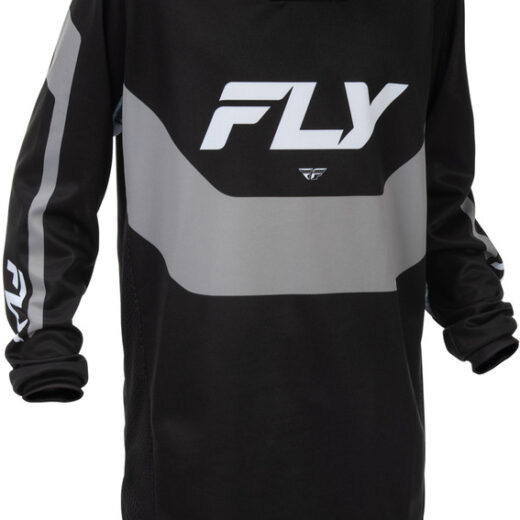 Camiseta infantil FLY RACING Kinetic - negro/gris