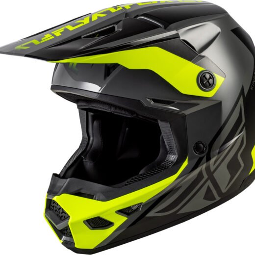 Casco FLY RACING Kinetic CREST´26 Amarillo flúor