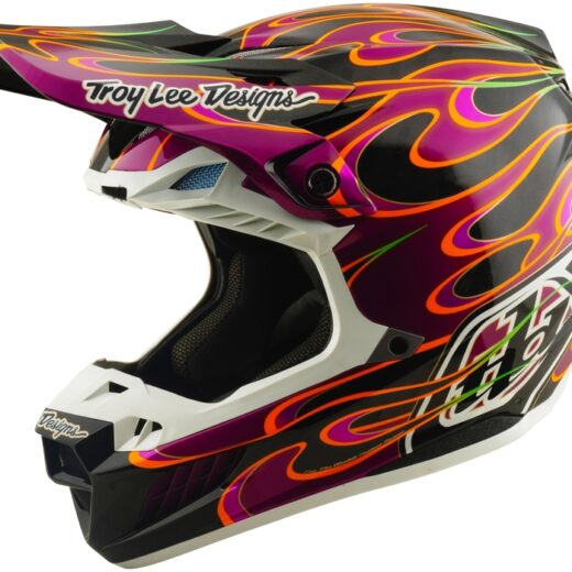 Casco TROY LEE DESIGNS Tld SE5 Carbono Torched Morado