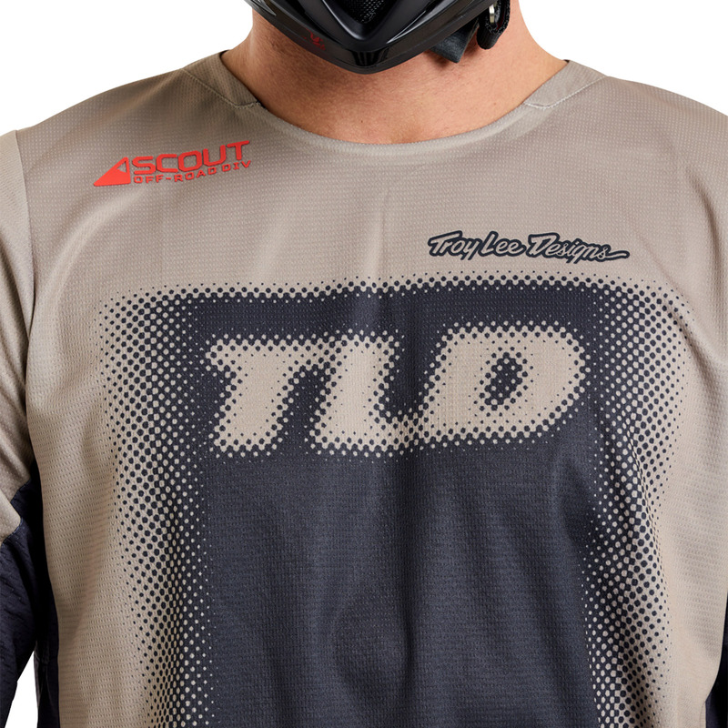 Camiseta TROY LEE DESIGNS Tld Scout GP Pro Fade Marrón - Imagen 7