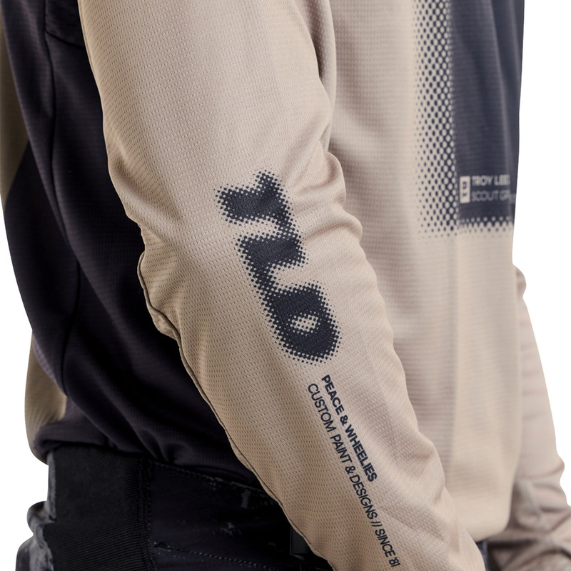 Camiseta TROY LEE DESIGNS Tld Scout GP Pro Fade Marrón - Imagen 8
