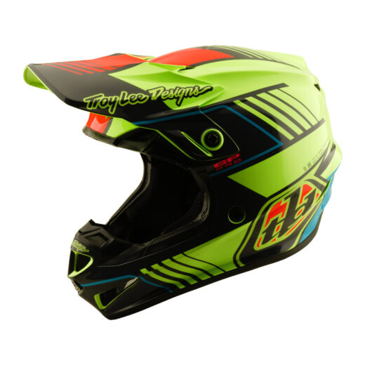 Casco TROY LEE DESIGNS Tld GP Pro Segment Yth Amarillo flúor YL