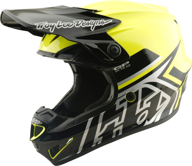 Casco TROY LEE DESIGNS Tld GP Pro Mono Yth Amarillo flúor YL