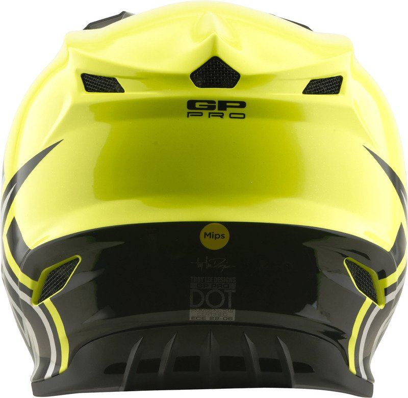 Casco TROY LEE DESIGNS Tld GP Pro Mono Yth Amarillo flúor YL - Imagen 4