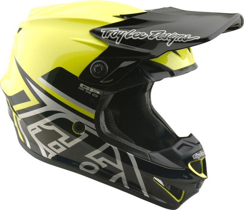 Casco TROY LEE DESIGNS Tld GP Pro Mono Yth Amarillo flúor YL - Imagen 7