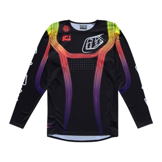 Camiseta TROY LEE DESIGNS Tld SE Pro Striipes Yth Negro YL