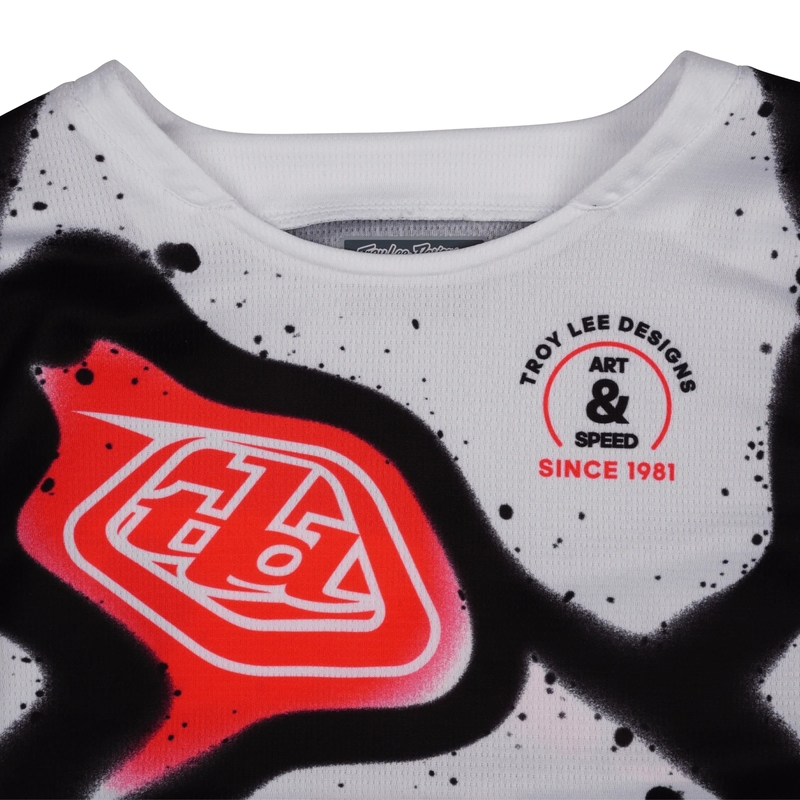 Camiseta TROY LEE DESIGNS Tld GP Pro Membrane Yth Blanco YM - Imagen 3