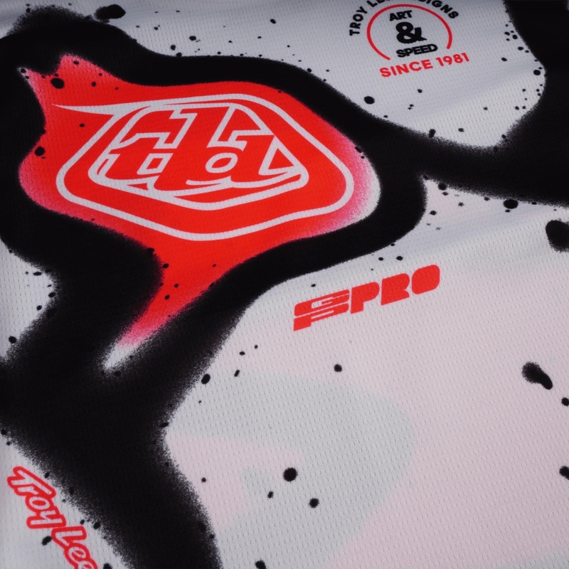 Camiseta TROY LEE DESIGNS Tld GP Pro Membrane Yth Blanco YM - Imagen 4