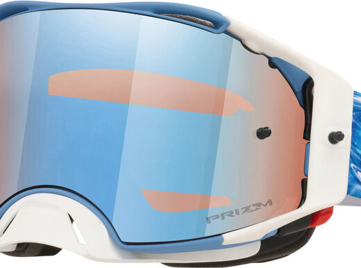 OAKLY GOGGL AIRBRAKE SEXTON, WHT/BLU