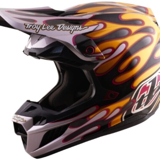 Casco TROY LEE DESIGNS Tld SE5 Carbono Overspray Negro