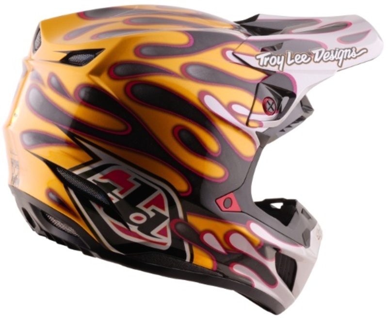 Casco TROY LEE DESIGNS Tld SE5 Carbono Overspray Negro - Imagen 4