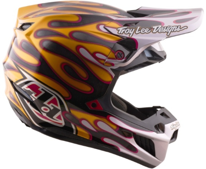 Casco TROY LEE DESIGNS Tld SE5 Carbono Overspray Negro - Imagen 5