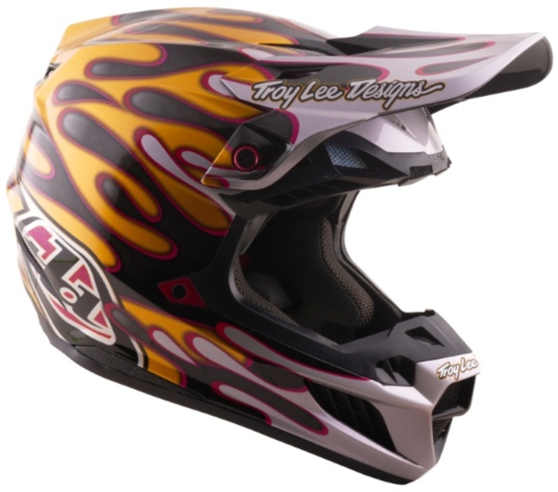 Casco TROY LEE DESIGNS Tld SE5 Carbono Overspray Negro - Imagen 6