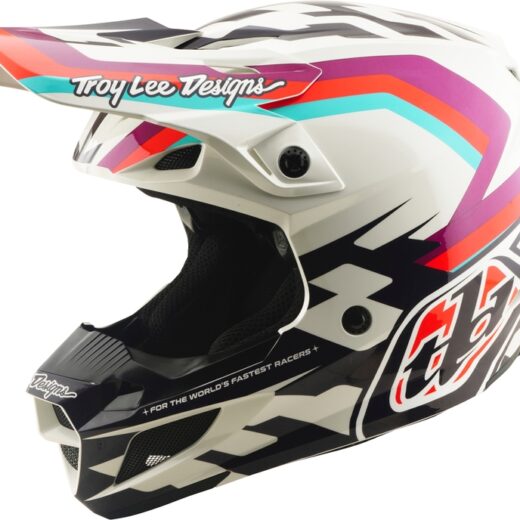 Casco TROY LEE DESIGNS Tld SE5 Poly Dash Morado
