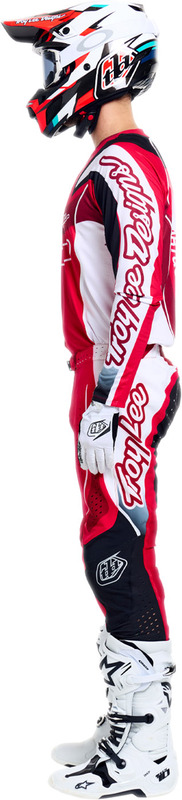 Camiseta TROY LEE DESIGNS Tld SE Pro Salvo Rojo - Imagen 4