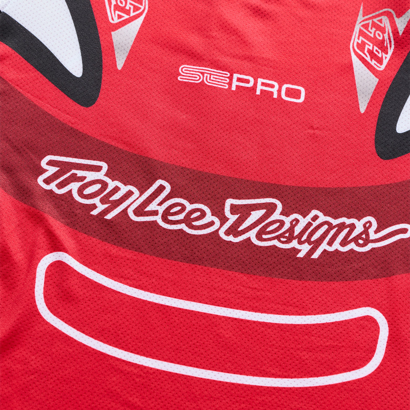 Camiseta TROY LEE DESIGNS Tld SE Pro Salvo Rojo - Imagen 6