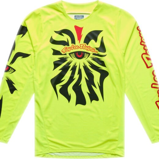 Camiseta TROY LEE DESIGNS Tld GP Pro Cyclops Amarillo flúor