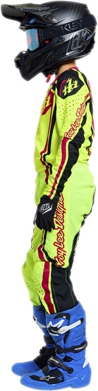 Camiseta TROY LEE DESIGNS Tld GP Pro Roller Yth Amarillo flúor YL - Imagen 4