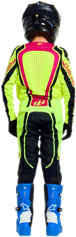 Camiseta TROY LEE DESIGNS Tld GP Pro Roller Yth Amarillo flúor YL - Imagen 5
