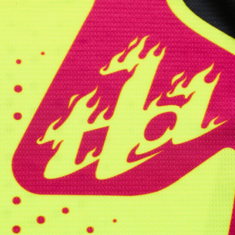 Camiseta TROY LEE DESIGNS Tld GP Pro Roller Yth Amarillo flúor YL - Imagen 6