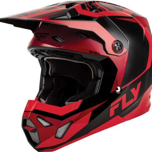FLY HELMT YTH FORMULA CP CHRGE, RED, YL