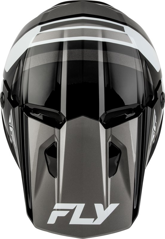 FLY HELMT YTH KINETIC SCRAP, BLK, YL - Imagen 4