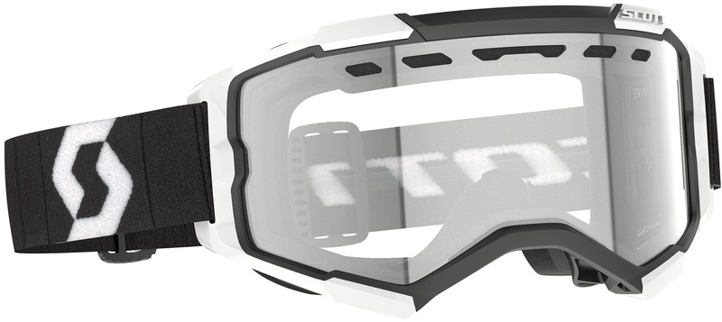 Gafas SCOTT Fury Enduro – Negro/Blanco – Lente Clear S0